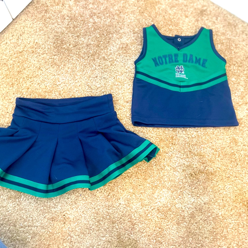 Toddler cheerleader outfit
